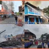Kebakaran Hebat di Jantung Kota Kayuagung, Sejumlah Usaha dan Rumah Warga Ludes