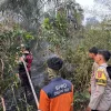 Operasi Aman Nusa II, Personel BKO Dit Samapta Polda Sumsel Padamkan Karhutla di Indralaya