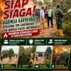 SIAP SIAGA! Babinsa Karya Mulya Bersama Tim Gabungan dan Warga Bahu-Membahu Padamkan Kebakaran Lahan di Sematang Borang