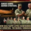 Sukses Kawal Agenda Strategis, Danrem 044/Gapo Lepas Keberangkatan Kasad Jenderal TNI Maruli Simanjuntak