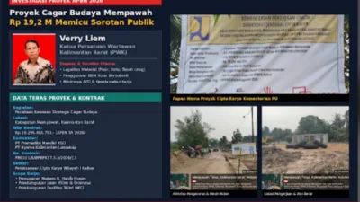 Proyek Cagar Budaya Mempawah Rp 19 Miliar Disorot, PWK Pertanyakan Legalitas Material dan Dugaan Solar Subsidi