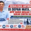 SOSIALISASI ANTIKORUPSI DI DEPAN MATA, ANES: APIP HARUS MENJADI TELADAN, BUKAN CONTOH BURUK