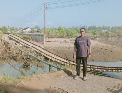 Jembatan Penghubung Muara Batu–Dewantara Rusak Diterjang Banjir, Warga Harap Segera Diperbaiki