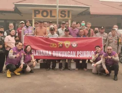Dukungan Psikologi untuk Personel Polri dan Masyarakat Terdampak Karhutla di Kalbar