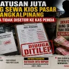 Heboh! Sewa Kios Dibayar Pedagang, Tapi Masih Tercatat Menunggak, Uang Setoran ke Mana?