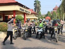 Polwan Polres Ogan Ilir dan Mahasiswa PTIK Patroli Karhutla, Lanjutkan Aksi Mobil Senyum