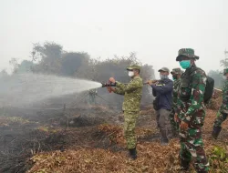 Berkat kerja keras dan kerjasama yang baik, Satgas Darat Dinilai BNPB Efektif Tangani Karhutla