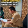 PENERTIBAN PASAR JANGAN SEMRAWUT, DINAS TERKAIT HARUS BERTANGGUNG JAWAB
