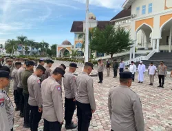 Polres Aceh Utara Kerahkan Puluhan Personel Amankan Piasan Pase Harlah ke-800 Kabupaten Aceh Utara