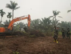 Minta Warga Buka Lahan Tanpa Membakar, Pangkogabwilhan I Berikan Bantuan Alat Berat