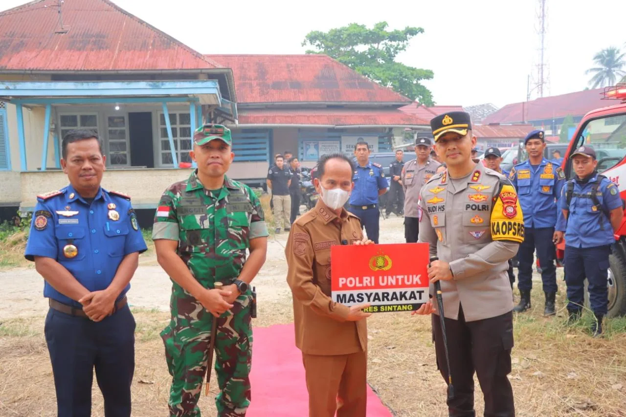 Penuhi Kebutuhan Air Bersih dan Dukung Penanggulangan Karhutla, Polres Sintang Bangun 28 Sumur Bor di 14 Kecamatan