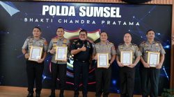 Ungkap 220 Kg Ganja hingga Etomidate, 55 Personel Polda Sumsel Raih Penghargaan Bea Cukai