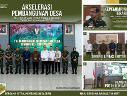 AKSELERASI PEMBANGUNAN DESA: Kasrem 044/Gapo Pimpin Paparan Kesiapan TMMD Ke-130 Kodim 0403/OKU