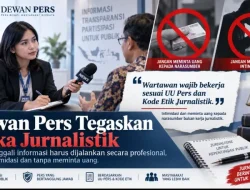 Dewan Pers Ingatkan Wartawan: Konfirmasi Boleh Kritis, Intimidasi Bukan Kerja Jurnalistik