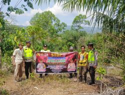 POLSEK LINTANG KANAN POLRES EMPAT LAWANG GENCARKAN MAKMANO KARHUTLA, CEGAH KARHUTLA SEJAK DINI