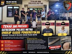 Tekab 308 Presisi Polres Metro Bergerak Cepat, Dugaan Pengeroyokan Berujung Dua Anak Diamankan