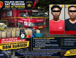 Dua Orang Diamankan, Polres Metro Ungkap Dugaan Penimbunan BBM Bersubsidi