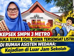 Kepsek SMPN 3 Metro: Kami Sudah Beberapa Kali Besuk Siswa yang Tersengat Listrik di Rumah Asisten Wedana