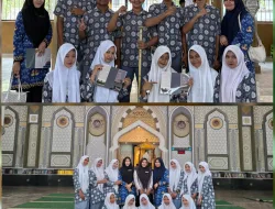 Siswa SMAN 1 Indrajaya Kunjungi Masjid Bersejarah Po Teumeureuhom, Belajar Mencintai Sejarah