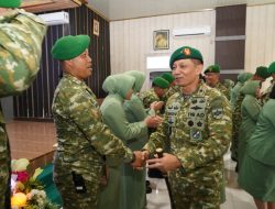 Pangkat Naik, Tanggung Jawab Bertambah, Danrem 043/Gatam Tekankan Keteladanan Prajurit