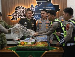 Polres OKI Sambangi Kodim 0402, Soliditas TNI-Polri Diperkuat
