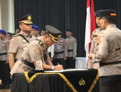 Pimpin Sertijab PJU dan Kapolres, Kapolda Sumsel Tegaskan Komitmen Kawal Program Prioritas Presiden