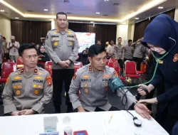 HUT ke-75 Humas Polri, Kapolda Sumsel dan 42 Jurnalis Kompak Donor Darah