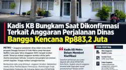 Kadis KB Bungkam Saat Dikonfirmasi Terkait Anagaran Perjalanan Dinas Bangga Kencana Rp883,2 Juta